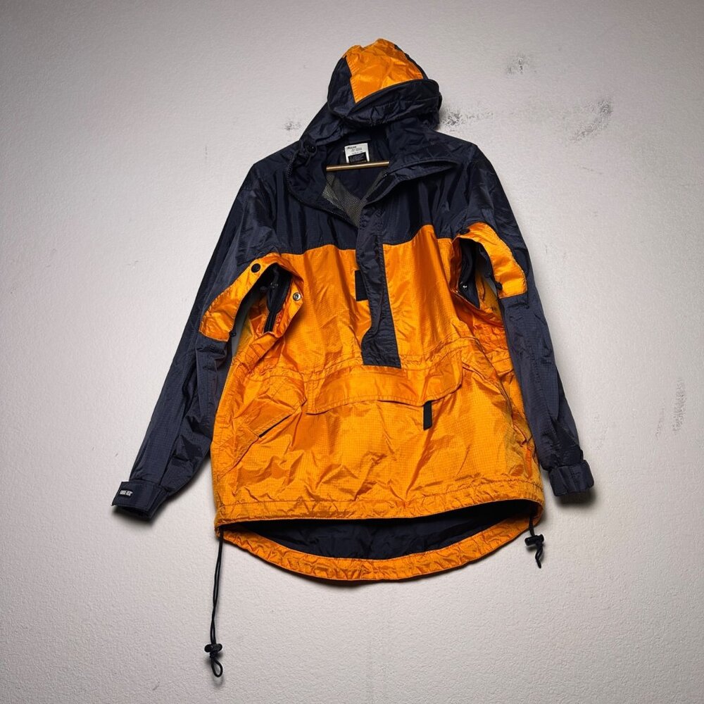 Goretex Rei Orange Coat Jacket Men XS Windbreaker Outerwear Hiking Utility Tech